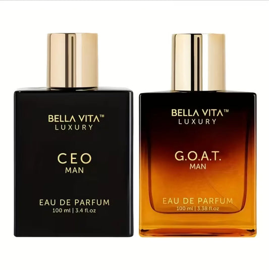 Bella Vita Luxury Elite Men'S Perfume Gift Set | Sigma Male Series (CEO & G.O.A.T.) | Long-Lasting Eau De Parfum